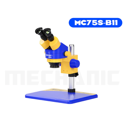 MECHANIC MC75S-B11 HD Trinocular Microscope ForMobile Phone PCB Rework Assembly Industrial Grade Stereo Detect Repair Tools