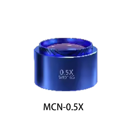 Mechanic Microscope Auxiliary Objective Lens 0.3X/0.5X/0.7X/2X MCN Eyepiece for Increase Working Distance of Stereo Microscopes