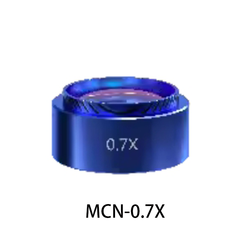 Mechanic Microscope Auxiliary Objective Lens 0.3X/0.5X/0.7X/2X MCN Eyepiece for Increase Working Distance of Stereo Microscopes