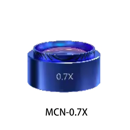Mechanic Microscope Auxiliary Objective Lens 0.3X/0.5X/0.7X/2X MCN Eyepiece for Increase Working Distance of Stereo Microscopes
