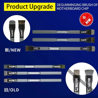 Mechanic Steel Brush Motherboard Chip Glue Removal IC Pad Cleaning PCB CPU Clean Dust PCB BGA Repair Soldering Brush