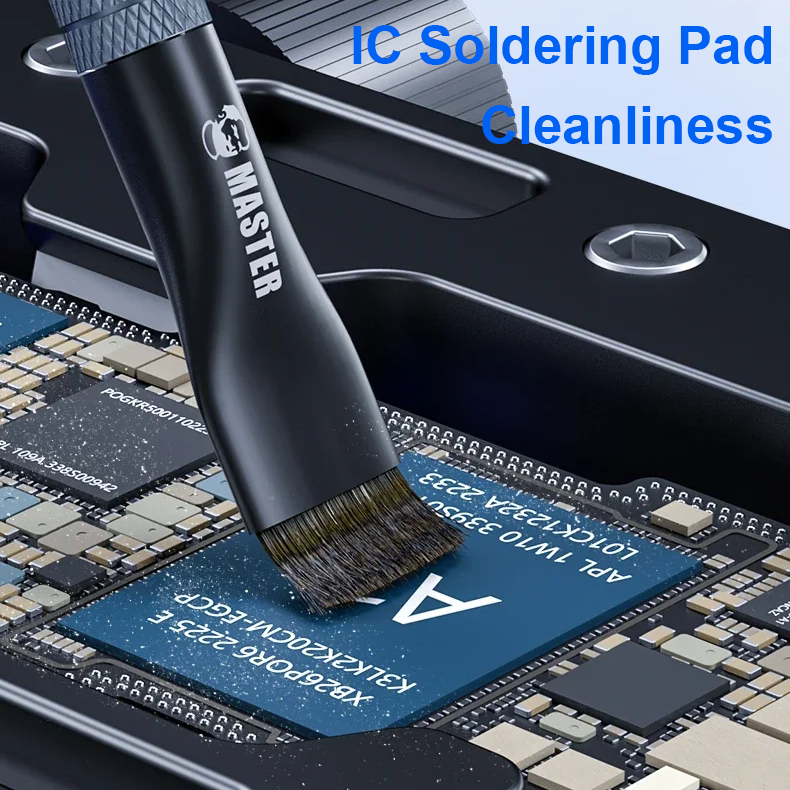 Mechanic Steel Brush Motherboard Chip Glue Removal IC Pad Cleaning PCB CPU Clean Dust PCB BGA Repair Soldering Brush