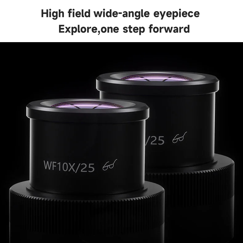 MECHANIC Mic3-B11 Trinocular Stereo Microscope WF10X/25MM Eyepiece 7-50X Continuous Zoom for Phone PCB Welding Microscope Tool