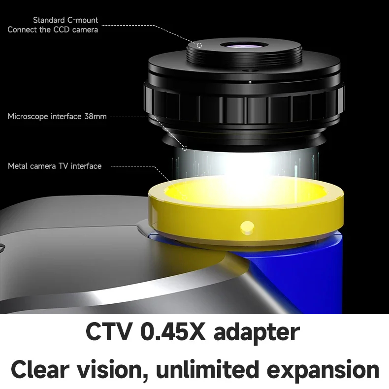 MECHANIC Mic3-B11 Trinocular Stereo Microscope WF10X/25MM Eyepiece 7-50X Continuous Zoom for Phone PCB Welding Microscope Tool
