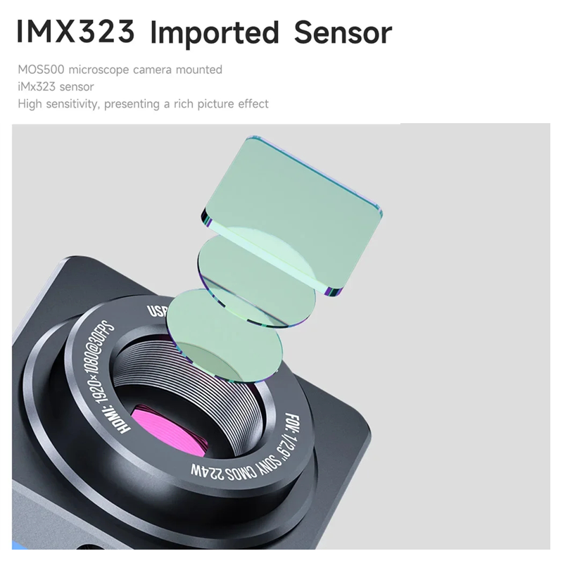 Mechatronics MEC 2K/2K Pro/4K Electronic Eyepiece Camera For Bio-Stereo Microscopes Maintenance Tool For Mobile PCBs（副本）