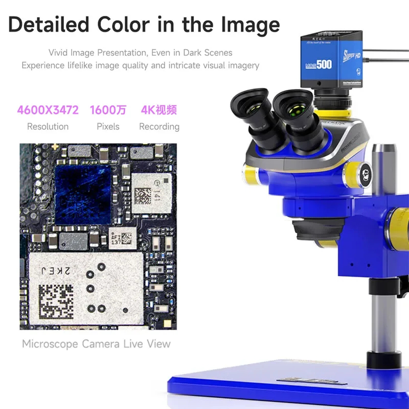 Mechatronics MEC 2K/2K Pro/4K Electronic Eyepiece Camera For Bio-Stereo Microscopes Maintenance Tool For Mobile PCBs（副本）