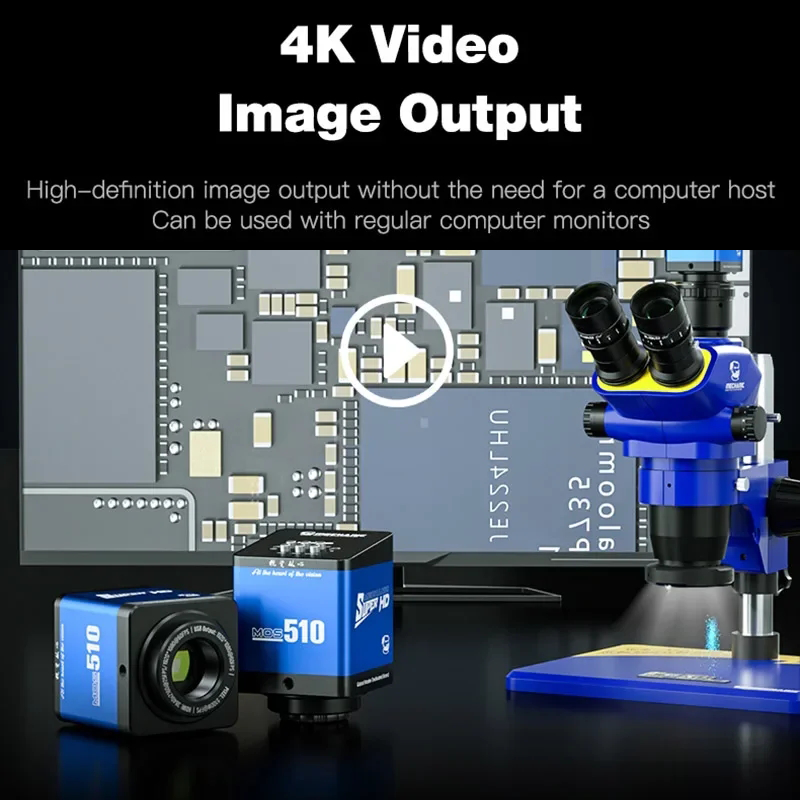 Mechatronics MEC 2K/2K Pro/4K Electronic Eyepiece Camera For Bio-Stereo Microscopes Maintenance Tool For Mobile PCBs（副本）