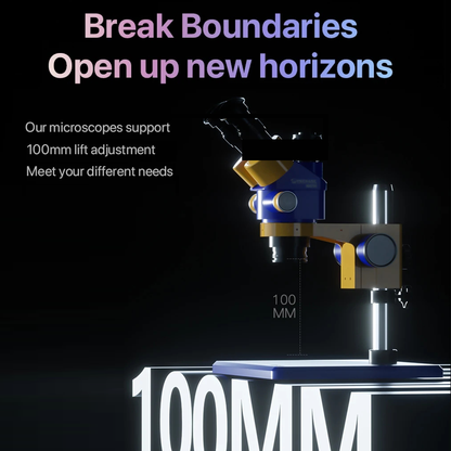 MECHANIC MOS760 Triocular Microscope 7X-60X Magnification 360 Degree Rotation Phone PCB Soldering MOS750 Binocular Microscope