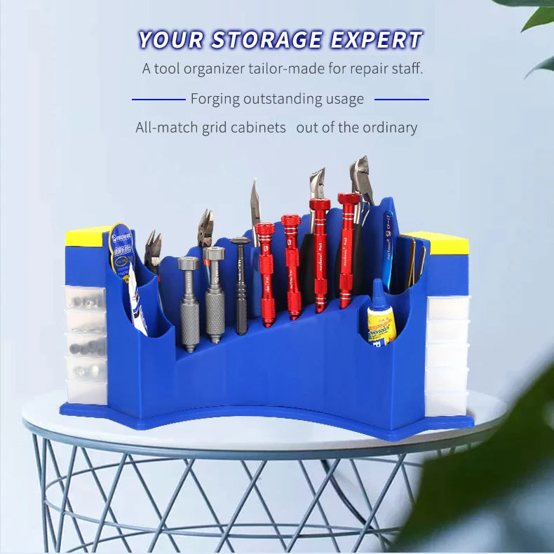 MECHANIC MT-BR10 BR5 Storage Box Desktop Parts Maintenance Tool Organizer For Mobile Phone Repair Screwdriver/Tweezers Storage