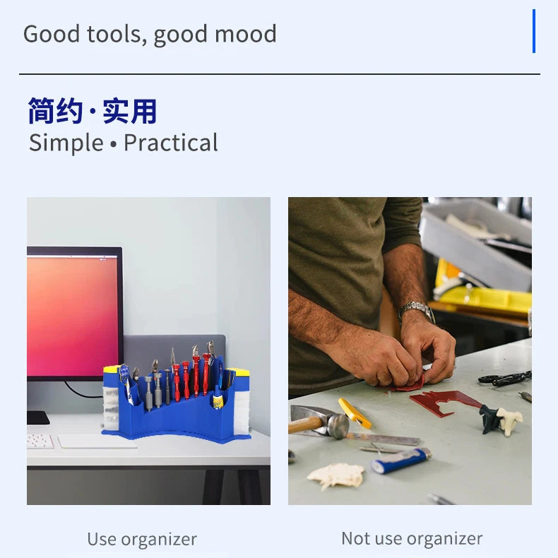 MECHANIC MT-BR10 BR5 Storage Box Desktop Parts Maintenance Tool Organizer For Mobile Phone Repair Screwdriver/Tweezers Storage