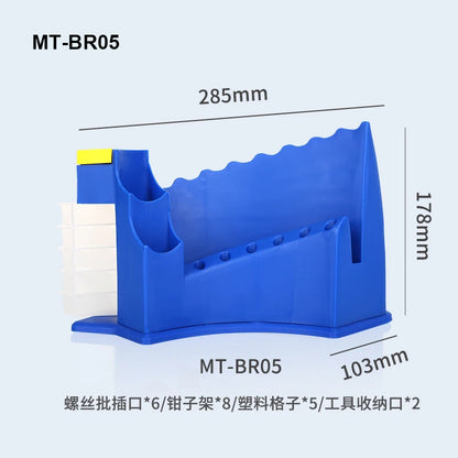 MECHANIC MT-BR10 BR5 Storage Box Desktop Parts Maintenance Tool Organizer For Mobile Phone Repair Screwdriver/Tweezers Storage