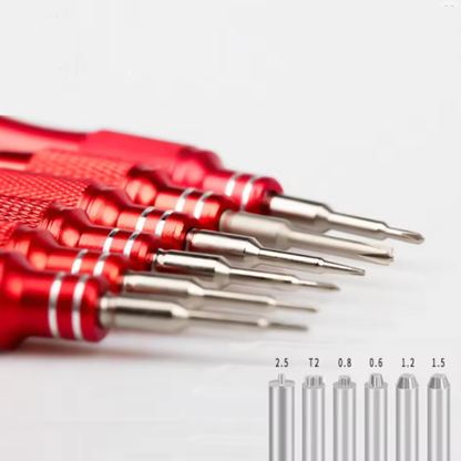 MECHANIC Max8 High Precision 3D Aluminum Alloy Built-in Magnet Screwdriver For Mobile Phone Repair Non-slip Disassembly Tool