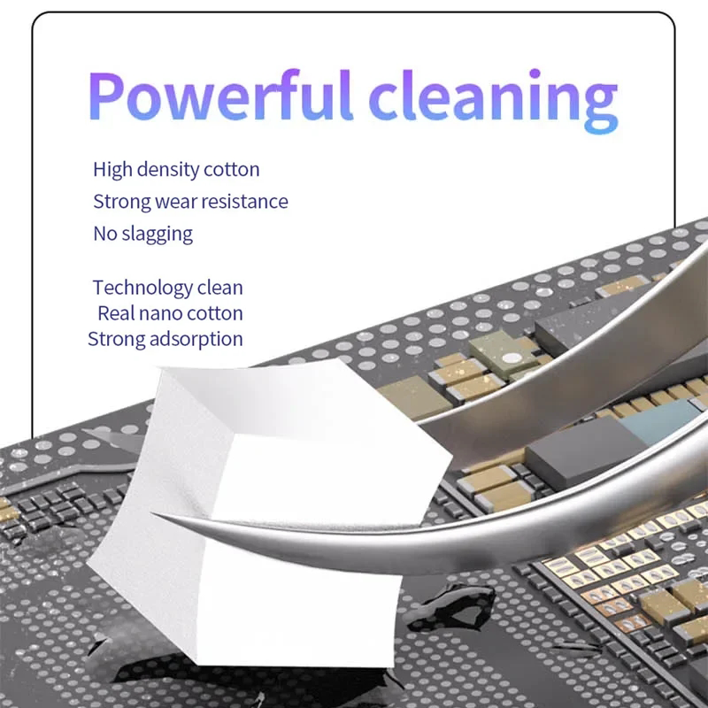 Mechanic NC800 Nano Cleaning Sponge For Cleaning Motherboard Screen Camera PCB Soldering Flux Solder Oil Repair Cleaner Tool