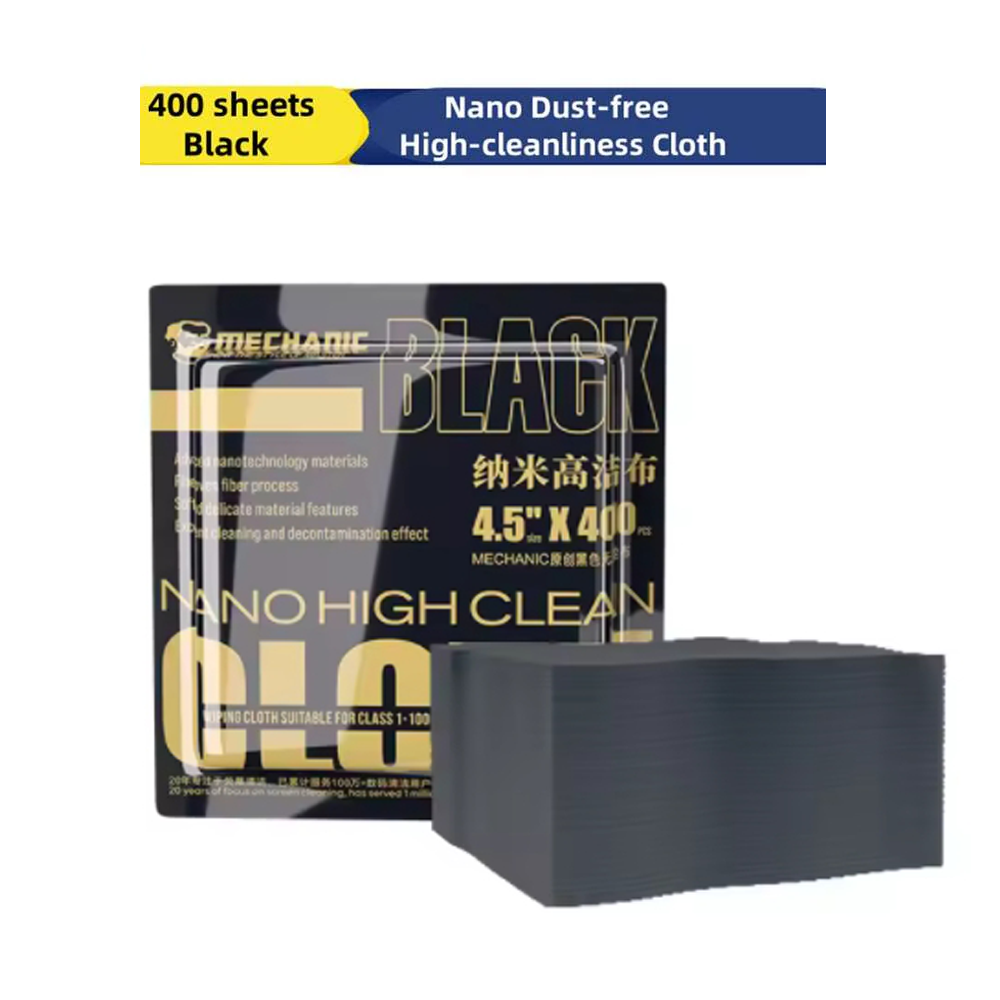 MECHANIC Nano Cleaning Cloth No Residue Mobile Phone LCD Screen PCB Motherboard Back Glass Camera Solder Flux Cleaning Wipers