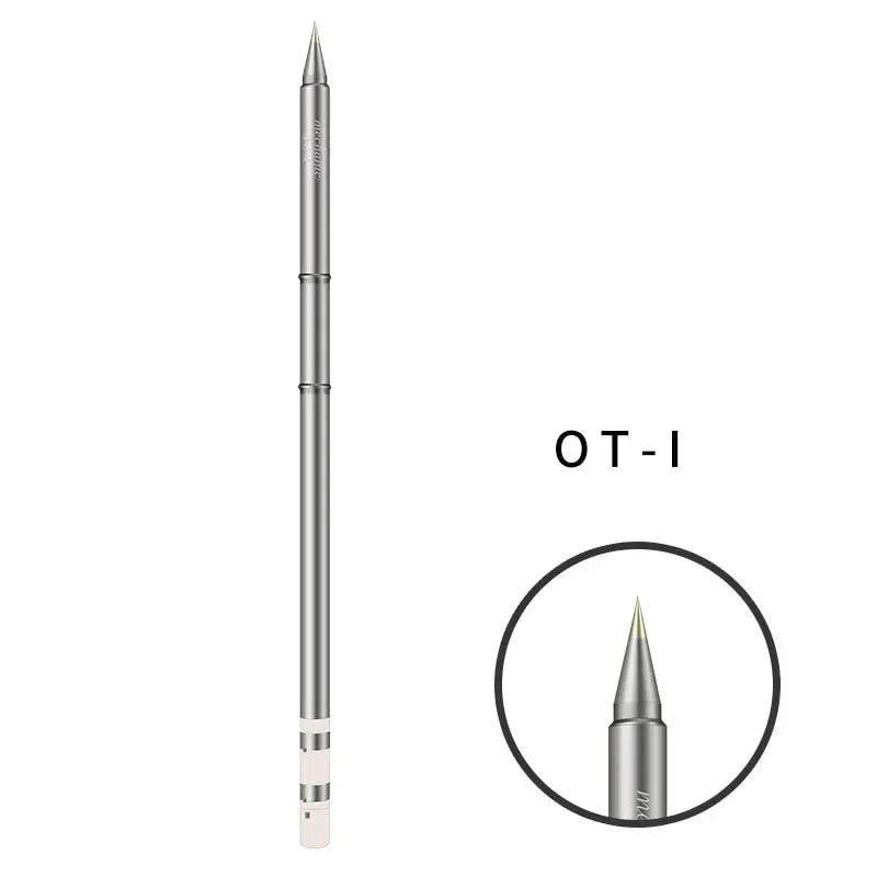 MECHANIC OT Series Integrated Long Solder Iron Tip External Heat Rapid Heating Welding Tips Suit for T12 Pro Soldering Station