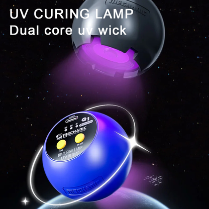 UV Curing Lamp MECHANIC Q1 Charging Version Q2 Battery Version Dual Core UV Wick Green Oil 10 Second Glue Quick Solidify Light