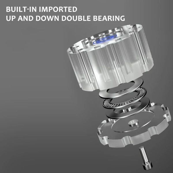 MECHANIC R10 Rotary Storage Box Double Bearing 360 Degree Rotation for Screwdriver Tweezers 9-hole Crystal Storage Container