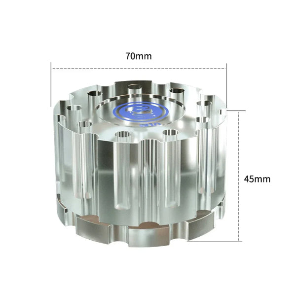 MECHANIC R10 Rotary Storage Box Double Bearing 360 Degree Rotation for Screwdriver Tweezers 9-hole Crystal Storage Container