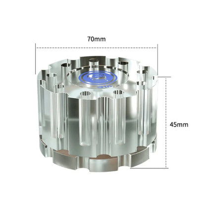 MECHANIC R10 Rotary Storage Box Double Bearing 360 Degree Rotation for Screwdriver Tweezers 9-hole Crystal Storage Container