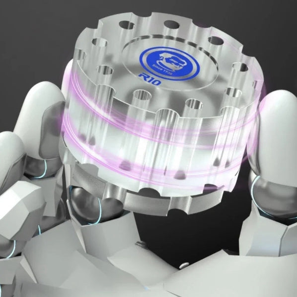 MECHANIC R10 Rotary Storage Box Double Bearing 360 Degree Rotation for Screwdriver Tweezers 9-hole Crystal Storage Container