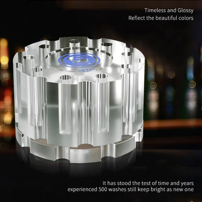 MECHANIC R10 Rotary Storage Box Double Bearing 360 Degree Rotation for Screwdriver Tweezers 9-hole Crystal Storage Container