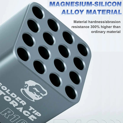 Mechanic R16 Multifunctional Soldering Iron Tips Storage Box for C210 C245 C115 T12 Heating Core Organizer Welding Head Holder