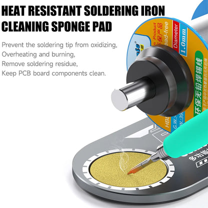MECHANIC RS5 Multi Functional Welding Soldering Iron Holder with Iron Tip Placement Hole Sponge Pad Tin Wire Placement Rack