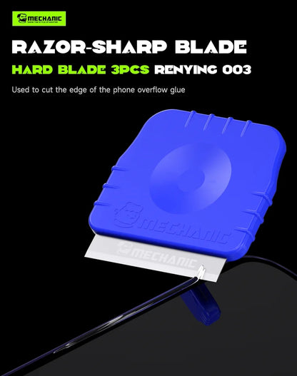 MECHANIC Multi-function Dismounting Blade Renying 009 Silicone Blade Anti-slip Safetyfor Removable Mobile Phone Screen Cover