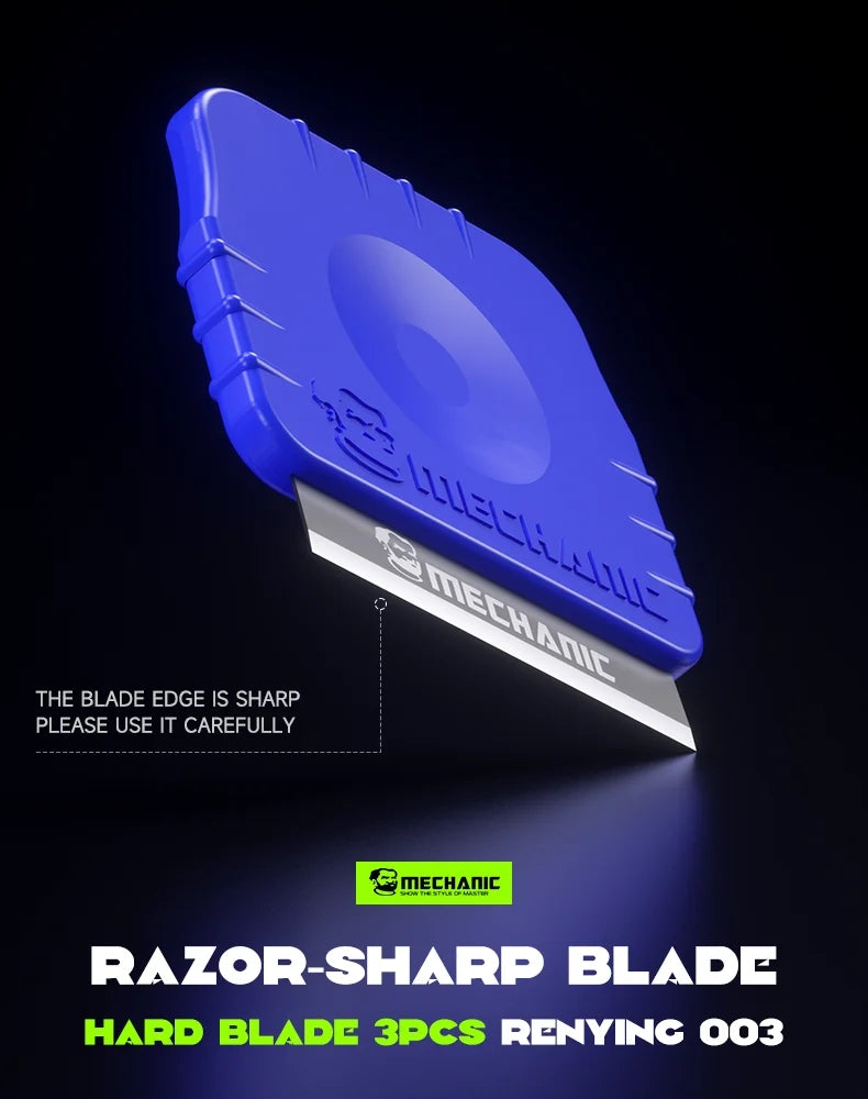 MECHANIC Multi-function Dismounting Blade Renying 009 Silicone Blade Anti-slip Safetyfor Removable Mobile Phone Screen Cover