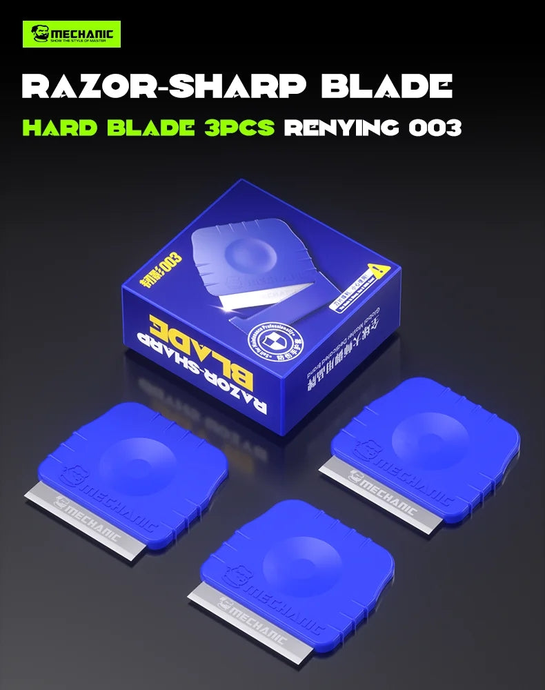 MECHANIC Multi-function Dismounting Blade Renying 009 Silicone Blade Anti-slip Safetyfor Removable Mobile Phone Screen Cover