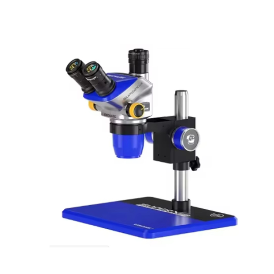 MECHANIC Super X Pro -B11 Trinocular Stereo Microscope 6.5X-52X Continuous Zoom for PCB Phone Soldering Repair Microscope Tool