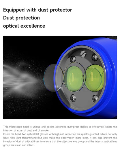 MECHANIC Super X Pro -B11 Trinocular Stereo Microscope 6.5X-52X Continuous Zoom for PCB Phone Soldering Repair Microscope Tool