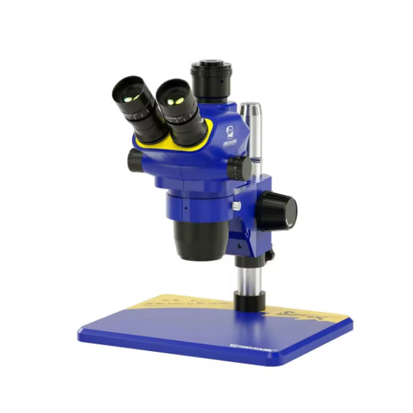 MECHANIC Super X-B11 Industrial Trinocular Stereo Microscope HD Electronic Magnified 6.7-45X Continuou Zoom Observation Platform