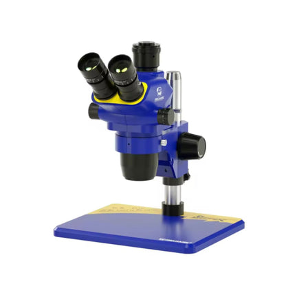 MECHANIC Super X-B11 Industrial Trinocular Stereo Microscope HD Electronic Magnified 6.7-45X Continuou Zoom Observation Platform
