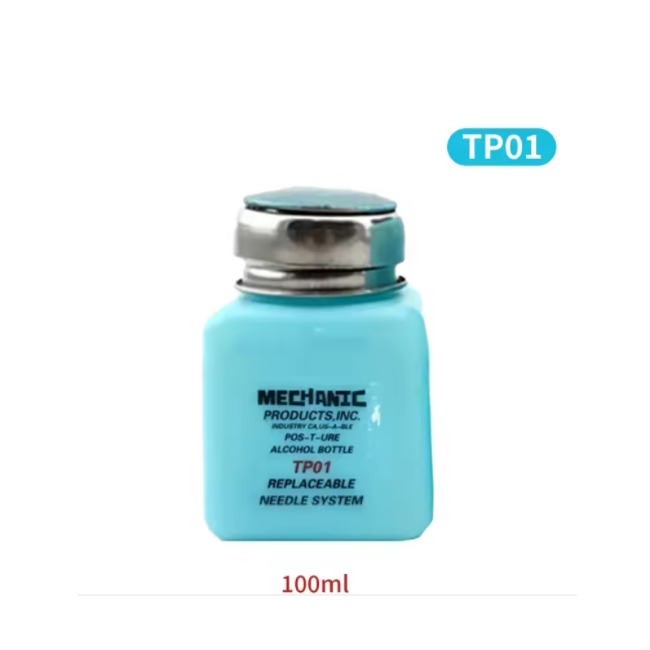 Mechanic Sprayproof Alcohol Bottle TP01 TZ01 Corrosion Protection for Repair and Cleaning of Precision Electronic Equipment