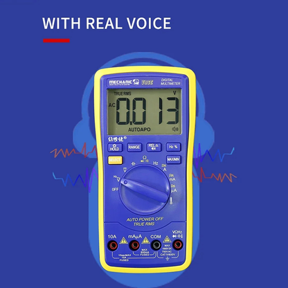 Multimeter Automatic Range MECHANIC V96C High Precision Digital Display Voice AC DC Voltage Current Resistance Measurement Tool