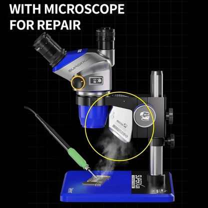 Mechanic Windflow X Exhaust Fan With Light Powerful Smoke Exhaust for Microscopes Mobile Phone Motherboard Welding Repair tools