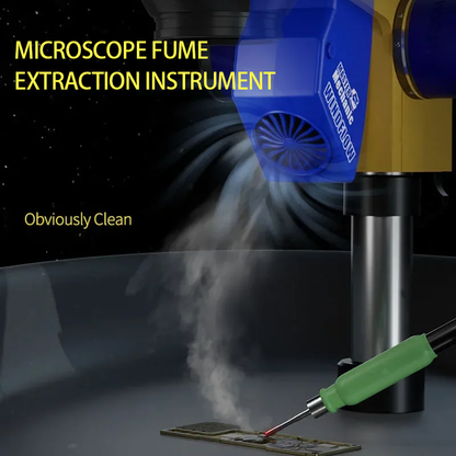 Mechanic Windflow X Exhaust Fan With Light Powerful Smoke Exhaust for Microscopes Mobile Phone Motherboard Welding Repair tools