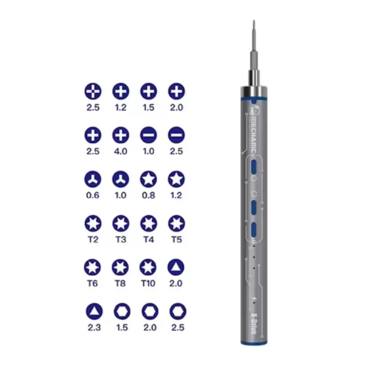 MECHANIC X-DRIVE Multifunctional Electric Manual Integrated Screwdriver Set High Hardness Mobile Phone Disassembly Repair Tool