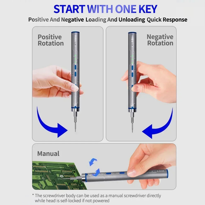 MECHANIC X-DRIVE Multifunctional Electric Manual Integrated Screwdriver Set High Hardness Mobile Phone Disassembly Repair Tool