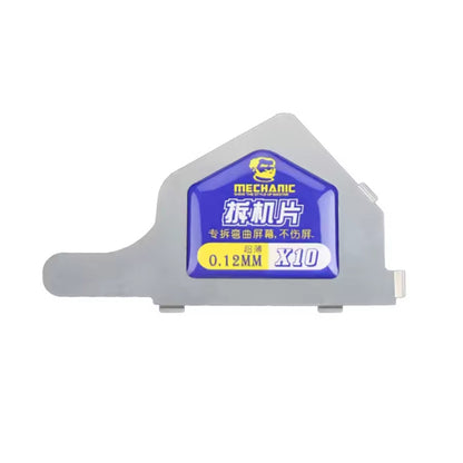 MECHANIC X10 Ultra Thin Steel Disassemble Sheet 0.12mm Thickness Stainless Steel Card LCD Mobile Phone Screen Sheet Opening Tool