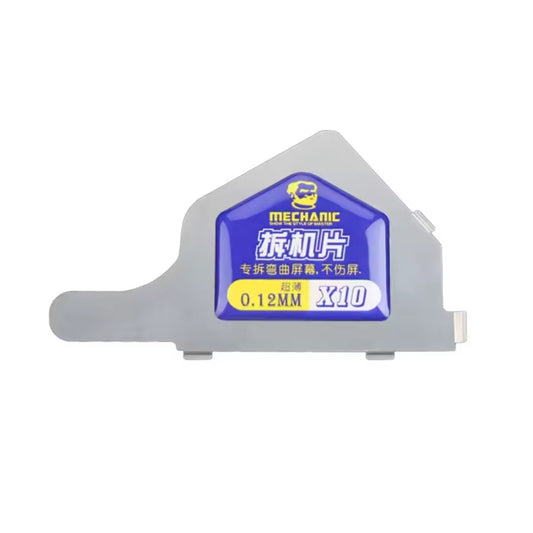 MECHANIC X10 Ultra Thin Steel Disassemble Sheet 0.12mm Thickness Stainless Steel Card LCD Mobile Phone Screen Sheet Opening Tool