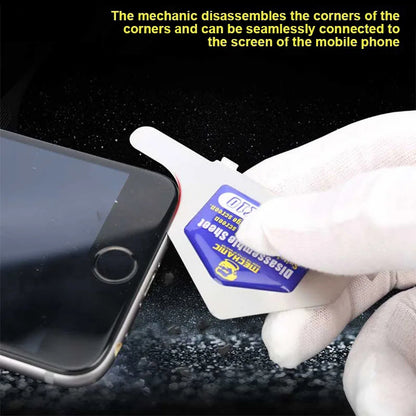 MECHANIC X10 Ultra Thin Steel Disassemble Sheet 0.12mm Thickness Stainless Steel Card LCD Mobile Phone Screen Sheet Opening Tool