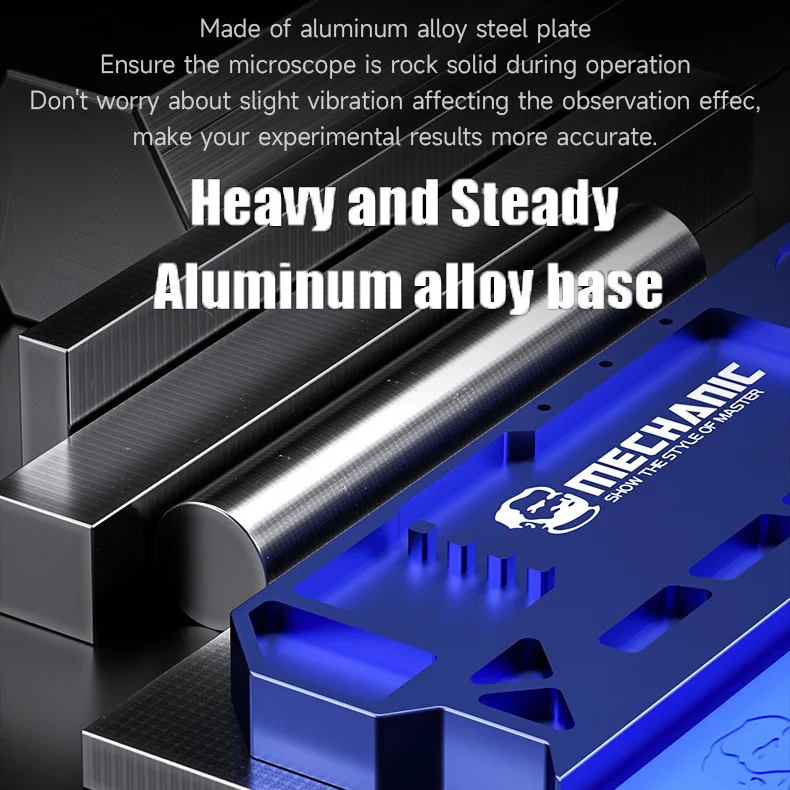 Mechanic Multifunction Aluminum Alloy Microscope Universal Base Mobile Phone BGA Soldering Repair Platform Stand Worktable Base