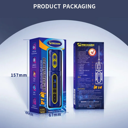 MECHANIC IR16/IR14/IR13/IR12/IR10 PRO Electric OCA Glue Remover Tool With Green Dust Display Lamp LED Display For Screen Remover Glue