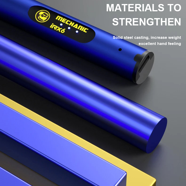 MECHANIC IR X6 Charging Wireless Small Handheld Chip Polishing Pen MINI Electric Carving Pen Grinding Machine For Mobile Phone