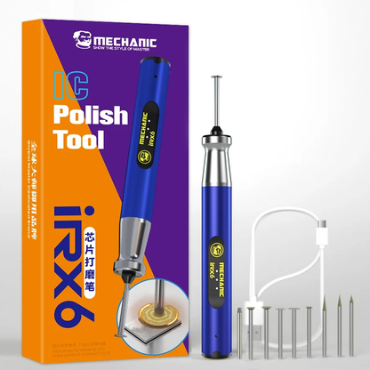 MECHANIC IR X6 Charging Wireless Small Handheld Chip Polishing Pen MINI Electric Carving Pen Grinding Machine For Mobile Phone