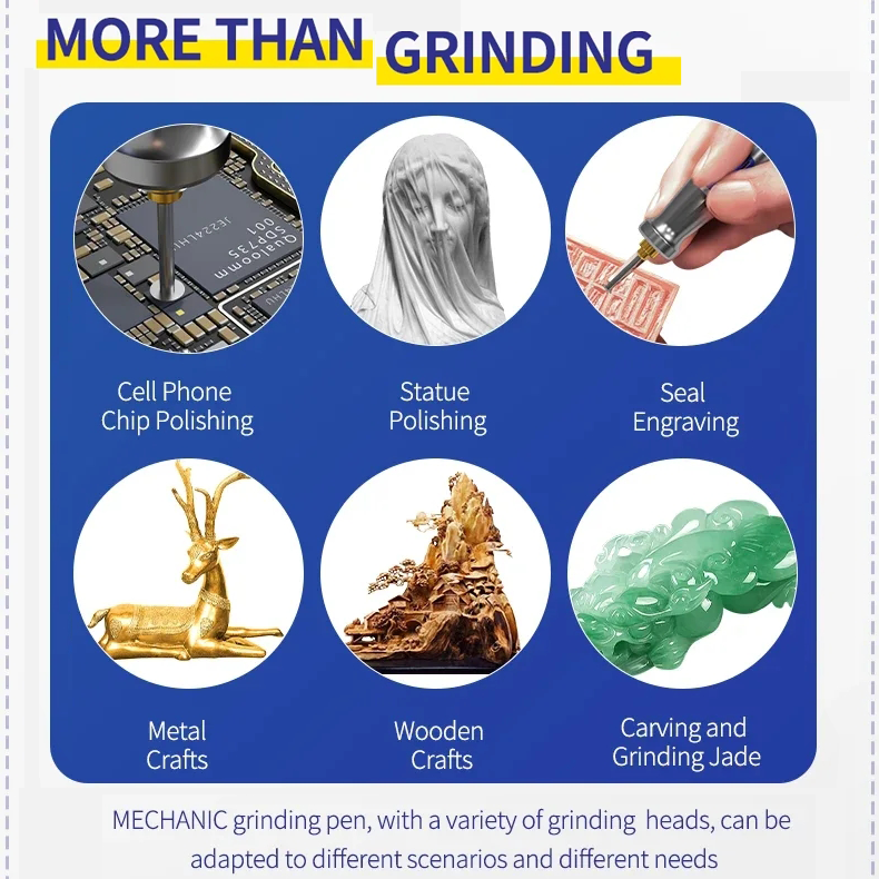 MECHANIC IRX8 Electric Sanding Polishing pen Grinder High Speed Motor Chip Carving For Phone Repair