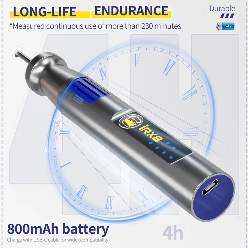 MECHANIC IRX8 Electric Sanding Polishing pen Grinder High Speed Motor Chip Carving For Phone Repair