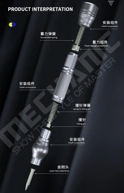 MECHANIC iRock5 Camera back glass crack pen for iPhone X -16 Pro Max mobile phone back glass cover removal repair tool